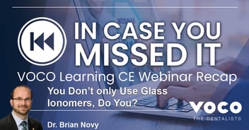 You Don't Only Use Glass Ionomer, Do You?