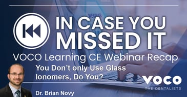 You Don't Only Use Glass Ionomer, Do You?